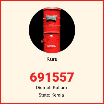 Kura pin code, district Kollam in Kerala