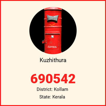 Kuzhithura pin code, district Kollam in Kerala
