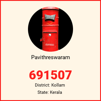 Pavithreswaram pin code, district Kollam in Kerala