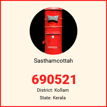 Sasthamcottah pin code, district Kollam in Kerala