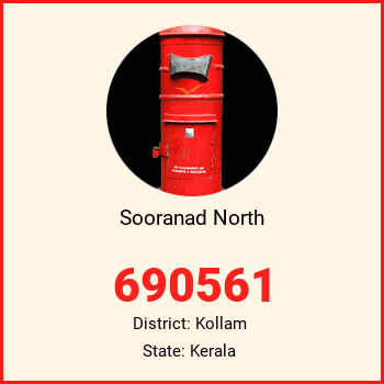 Sooranad North pin code, district Kollam in Kerala