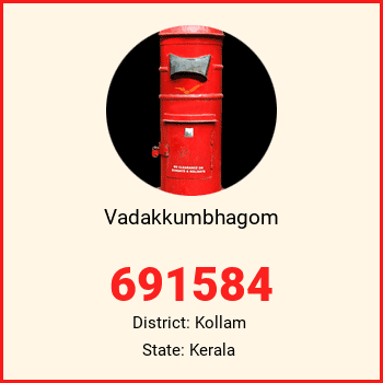 Vadakkumbhagom pin code, district Kollam in Kerala
