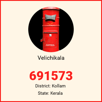 Velichikala pin code, district Kollam in Kerala