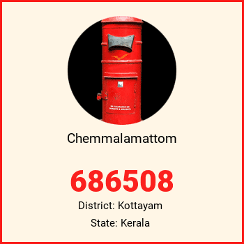 Chemmalamattom pin code, district Kottayam in Kerala