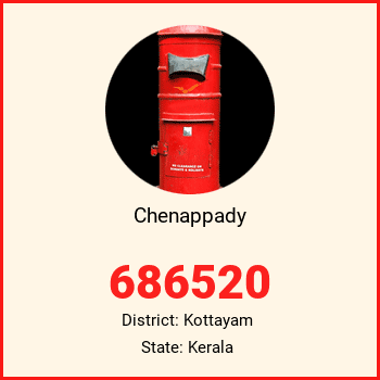 Chenappady pin code, district Kottayam in Kerala
