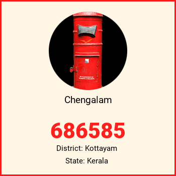 Chengalam pin code, district Kottayam in Kerala