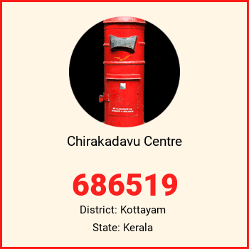 Chirakadavu Centre pin code, district Kottayam in Kerala