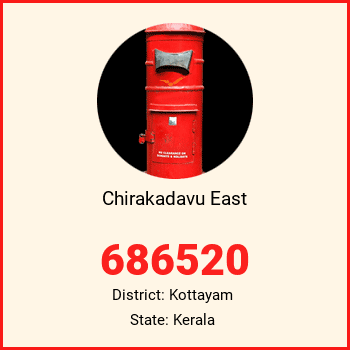 Chirakadavu East pin code, district Kottayam in Kerala