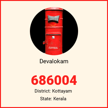 Devalokam pin code, district Kottayam in Kerala