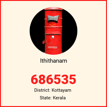 Ithithanam pin code, district Kottayam in Kerala