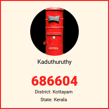 Kaduthuruthy pin code, district Kottayam in Kerala