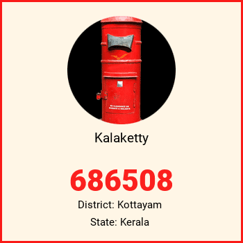 Kalaketty pin code, district Kottayam in Kerala