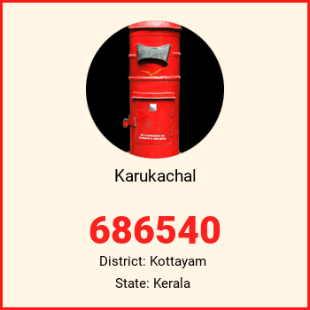 Karukachal pin code, district Kottayam in Kerala