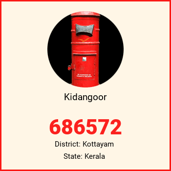 Kidangoor pin code, district Kottayam in Kerala