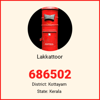 Lakkattoor pin code, district Kottayam in Kerala