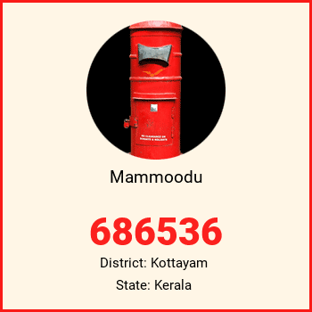 Mammoodu pin code, district Kottayam in Kerala