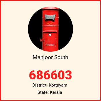 Manjoor South pin code, district Kottayam in Kerala