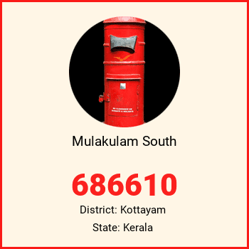 Mulakulam South pin code, district Kottayam in Kerala