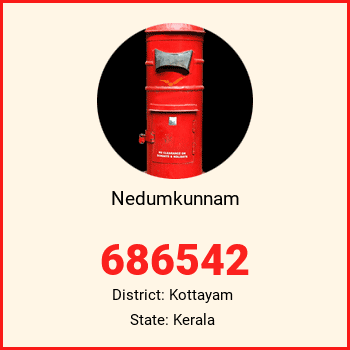 Nedumkunnam pin code, district Kottayam in Kerala