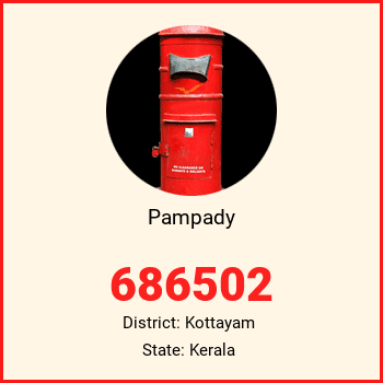 Pampady pin code, district Kottayam in Kerala