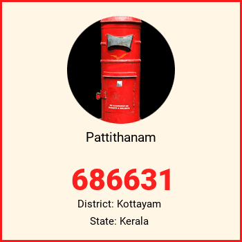 Pattithanam pin code, district Kottayam in Kerala