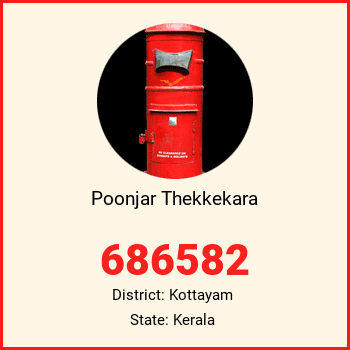 Poonjar Thekkekara pin code, district Kottayam in Kerala