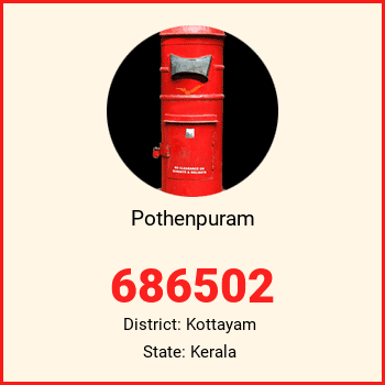 Pothenpuram pin code, district Kottayam in Kerala