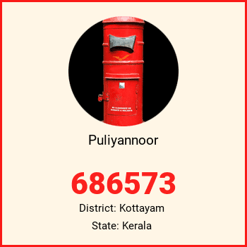Puliyannoor pin code, district Kottayam in Kerala