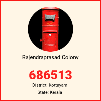 Rajendraprasad Colony pin code, district Kottayam in Kerala
