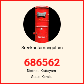 Sreekantamangalam pin code, district Kottayam in Kerala