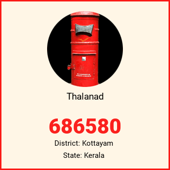 Thalanad pin code, district Kottayam in Kerala