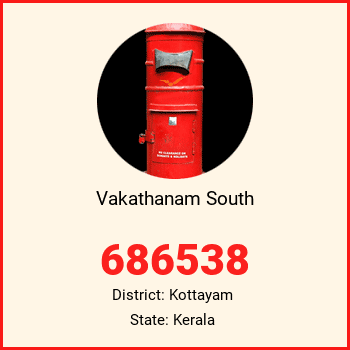 Vakathanam South pin code, district Kottayam in Kerala