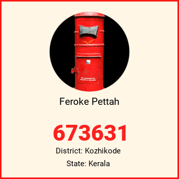 Feroke Pettah pin code, district Kozhikode in Kerala