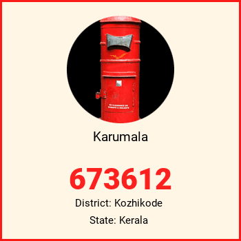 Karumala pin code, district Kozhikode in Kerala