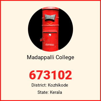 Madappalli College pin code, district Kozhikode in Kerala