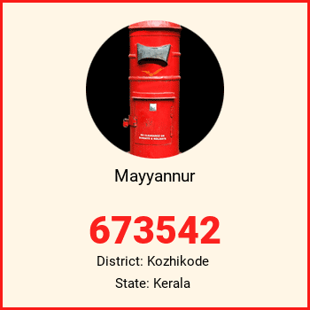 Mayyannur pin code, district Kozhikode in Kerala