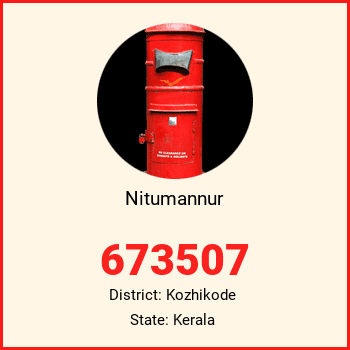 Nitumannur pin code, district Kozhikode in Kerala