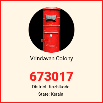 Vrindavan Colony pin code, district Kozhikode in Kerala