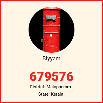 Biyyam pin code, district Malappuram in Kerala