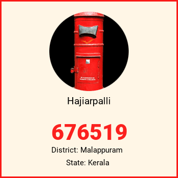 Hajiarpalli pin code, district Malappuram in Kerala