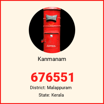 Kanmanam pin code, district Malappuram in Kerala