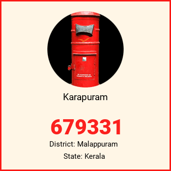 Karapuram pin code, district Malappuram in Kerala