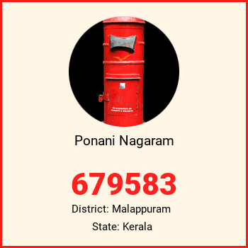 Ponani Nagaram pin code, district Malappuram in Kerala