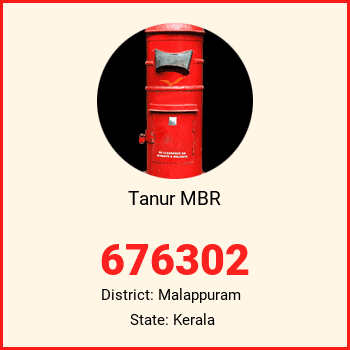 Tanur MBR pin code, district Malappuram in Kerala