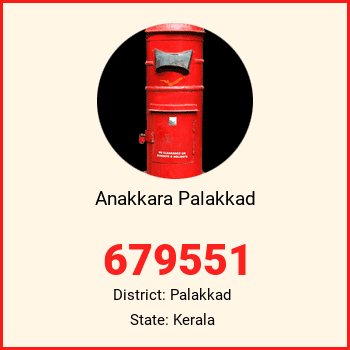 Anakkara Palakkad pin code, district Palakkad in Kerala