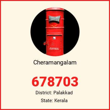 Cheramangalam pin code, district Palakkad in Kerala