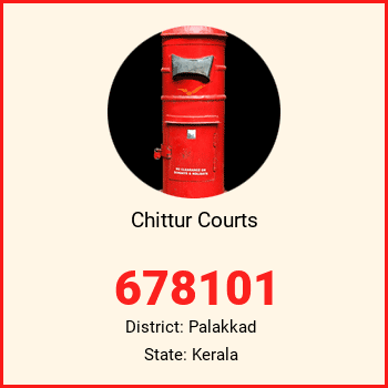Chittur Courts pin code, district Palakkad in Kerala