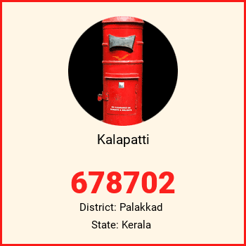 Kalapatti pin code, district Palakkad in Kerala