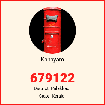 Kanayam pin code, district Palakkad in Kerala