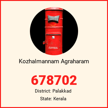 Kozhalmannam Agraharam pin code, district Palakkad in Kerala